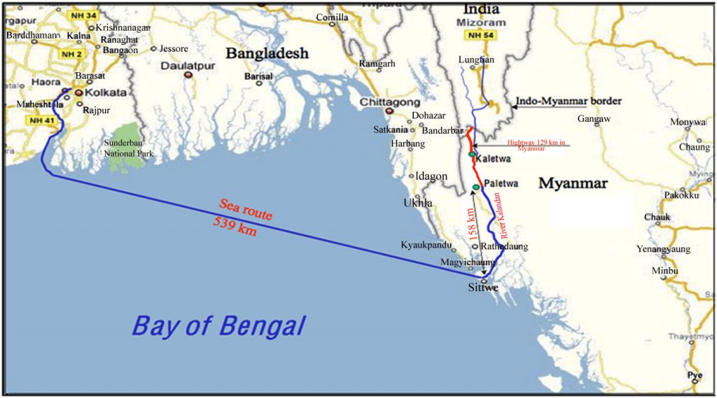 Detailed-route-of-Kaladan-Multi-Modal-Transit-Transport-Project