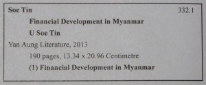 Financial Developments in Myanmar Author Credits