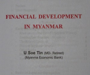 Financial Developments in Myanmar Cover Page