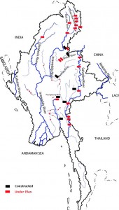 Hydro Map Myanmar