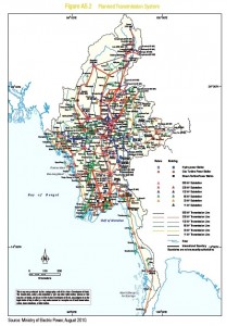 Planned transmission lines in Myanmar - Copy