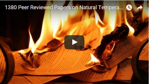 1380 Peer Reviewed Papers on Natural Temperature Changes Hidden by IPCC